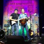 Me and Ray at soundcheck before our show on The Yes Cruise