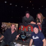 Garrett and Ray Stephenson Brad Gillis and Joel Hoekstra of Night Ranger on Mosters of Rock Cruise