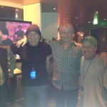 Roger Dean (artist for yes), me, Alan White (drummer for Yes) and gantt kees