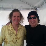 Me and Randy Jackson backstage before Zebra Show on the Yes Cruise