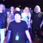 Me hanging with Steve Howe, Alan White, Chris Squire of Yes.